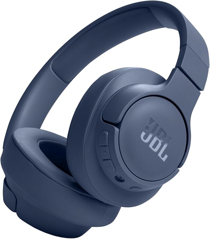720 BT Wireless Over-Ear Headphones with Pure Bass Sound, Bluetooth 5.3, Hands-Free Calls, Audio Cable and 76-Hour Battery Life, White