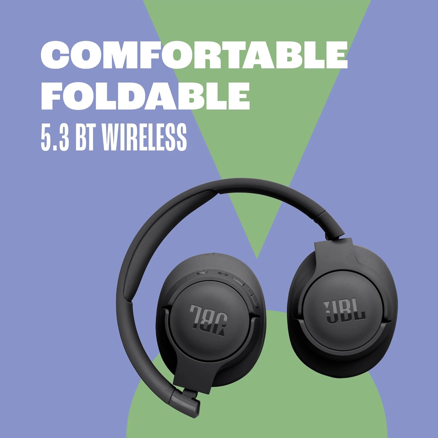 720 BT Wireless Over-Ear Headphones with Pure Bass Sound, Bluetooth 5.3, Hands-Free Calls, Audio Cable and 76-Hour Battery Life, White