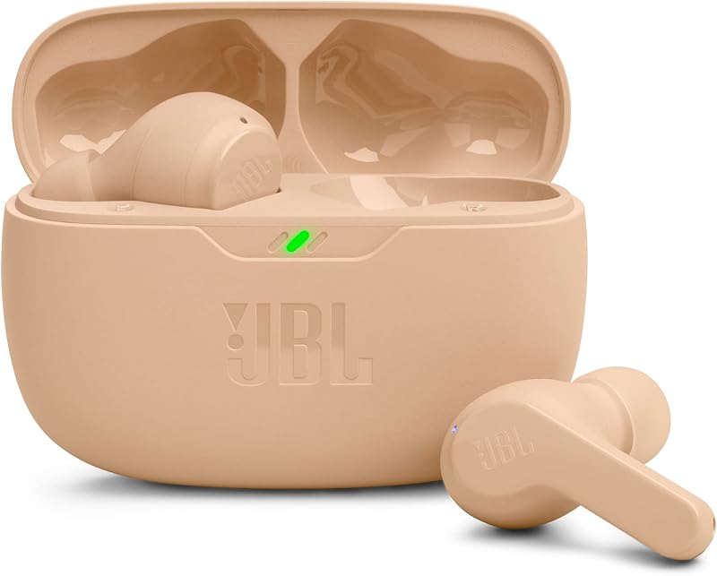 YBL Wave Beam In-Ear Wireless Earbuds with IP54 and IP2 Waterproofing, Hands-Free Calling and 32-Hour Battery Life, White