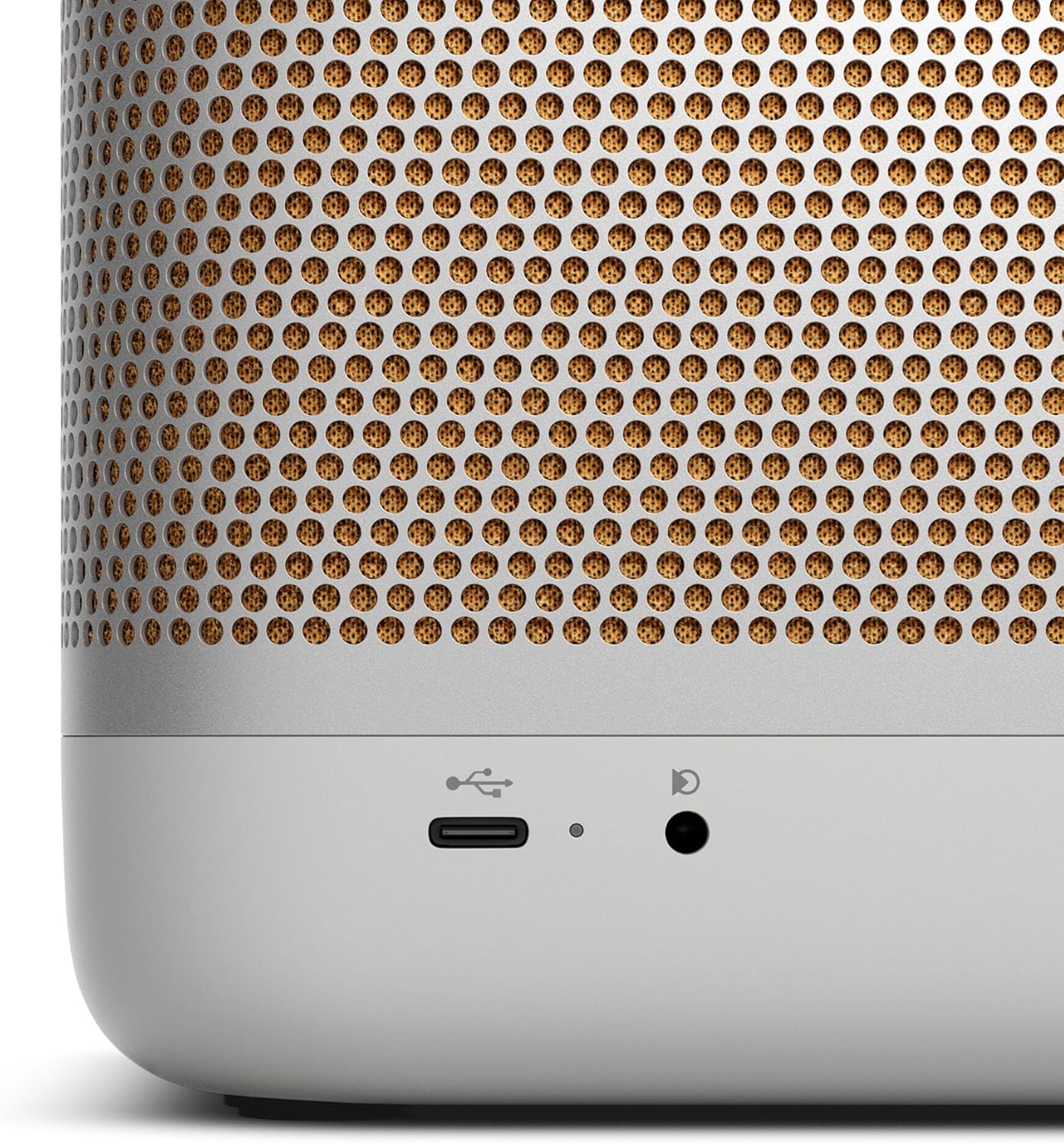 Bang & Olufsen Beolit 20 - Powerful Loud Wireless Home and Portable Bluetooth Speaker with 360 Degree Sound and Integrated Qi Wireless Phone Charging Pad - Gray Mist