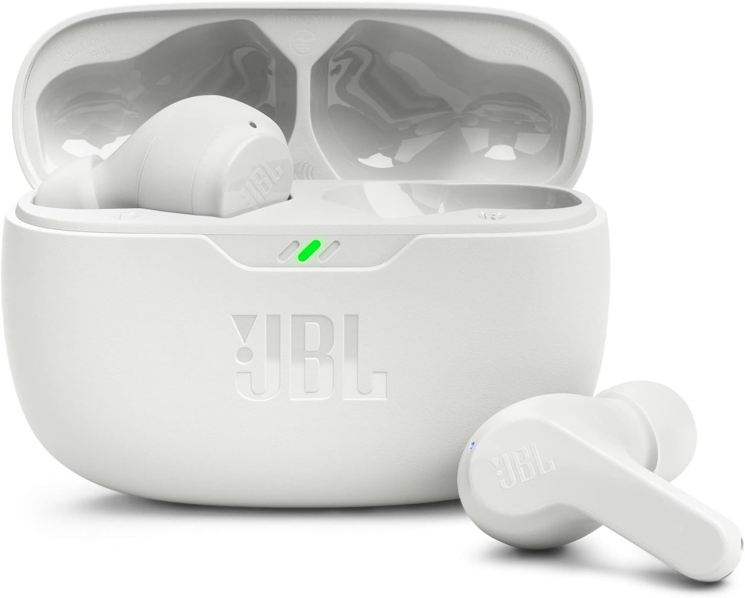 YBL Wave Beam In-Ear Wireless Earbuds with IP54 and IP2 Waterproofing, Hands-Free Calling and 32-Hour Battery Life, White