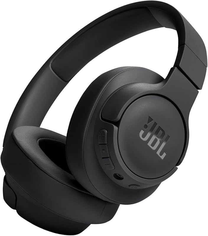 720 BT Wireless Over-Ear Headphones with Pure Bass Sound, Bluetooth 5.3, Hands-Free Calls, Audio Cable and 76-Hour Battery Life, White