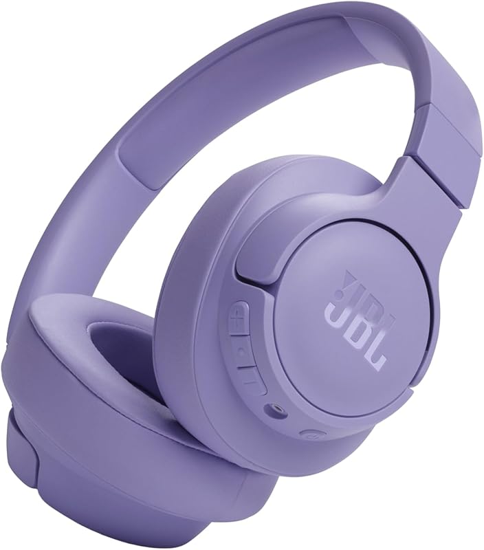 720 BT Wireless Over-Ear Headphones with Pure Bass Sound, Bluetooth 5.3, Hands-Free Calls, Audio Cable and 76-Hour Battery Life, White