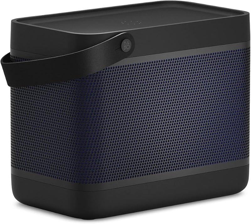 Bang & Olufsen Beolit 20 - Powerful Loud Wireless Home and Portable Bluetooth Speaker with 360 Degree Sound and Integrated Qi Wireless Phone Charging Pad - Gray Mist