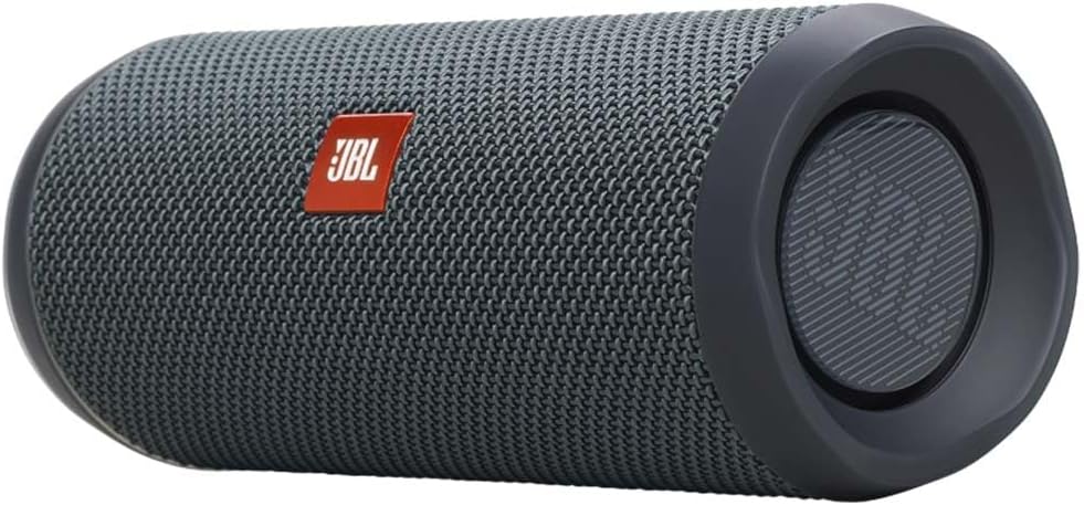 10-hour Battery Life, Black JBL Flip Essential 2 Portable Bluetooth Speaker with Rechargeable Battery, IPX7 Waterproof