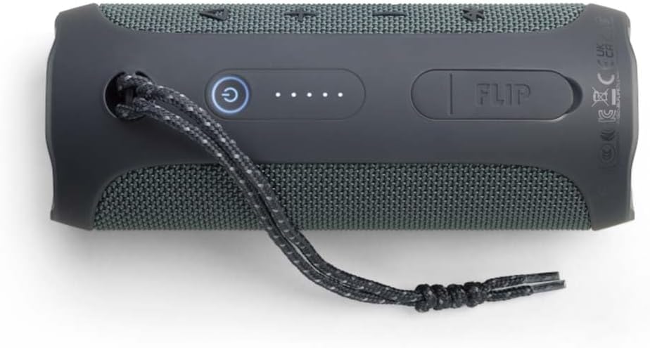 10-hour Battery Life, Black JBL Flip Essential 2 Portable Bluetooth Speaker with Rechargeable Battery, IPX7 Waterproof