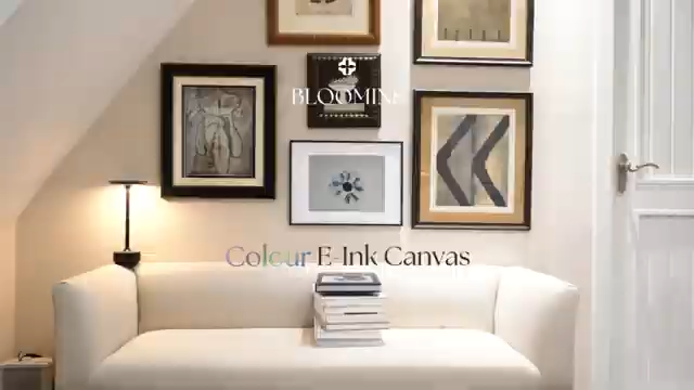 BLOOMIN8 -World's First Smart COLOUR E-Ink Canvas