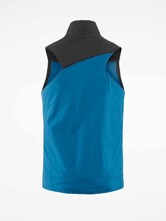 Klättermusen Men's Nal Vest Blue Sapphire/Raven