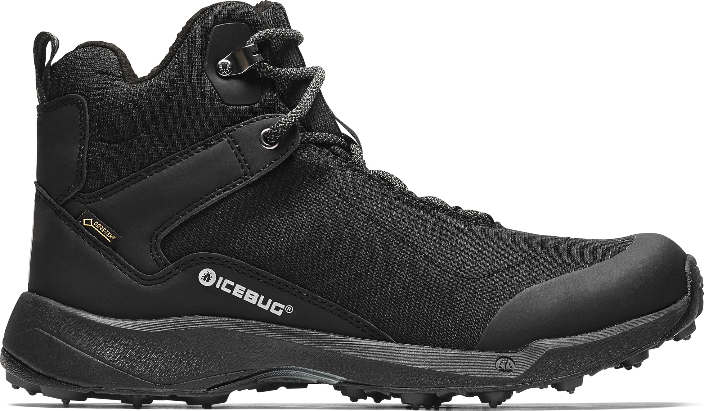 Icebug Men's Pace 3 Bugrip Gore-Tex Black