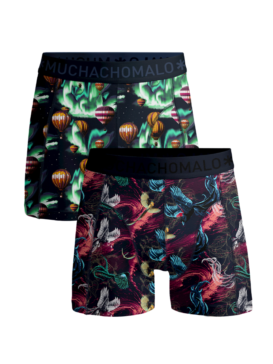 Muchachomalo 1010 Airelement 2pk Boxer Print/print