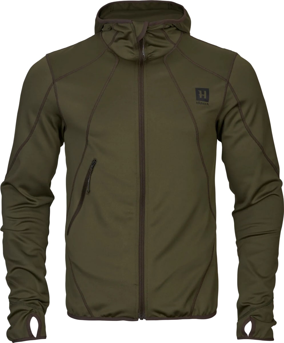 Härkila Deer Stalker Fleece-Hettegenser Med Glidelås Willow Green