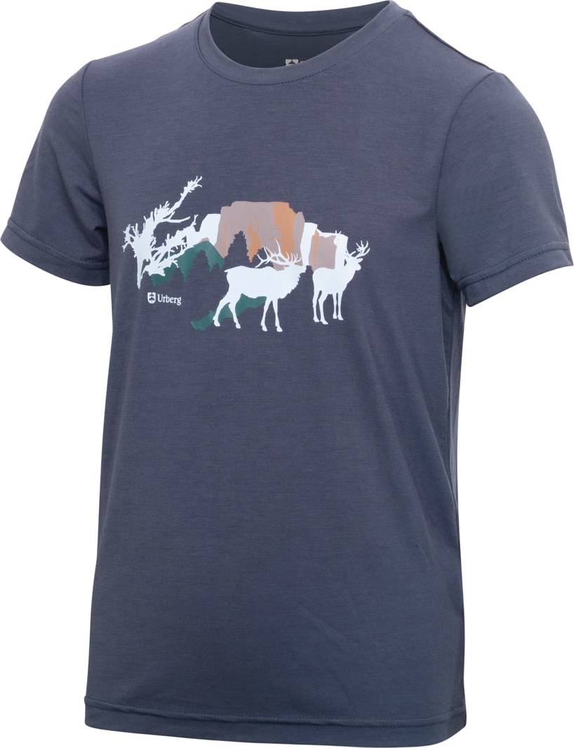 Urberg Juniors' Printed Tree Tee Blue Nights
