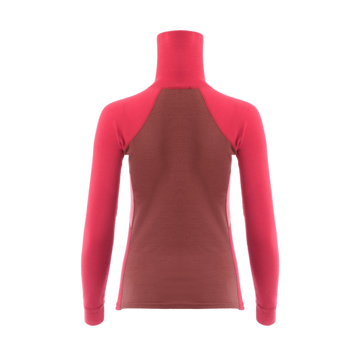 Aclima Women's WarmWool Polo Jester Red/Spiced Apple/Spiced Coral