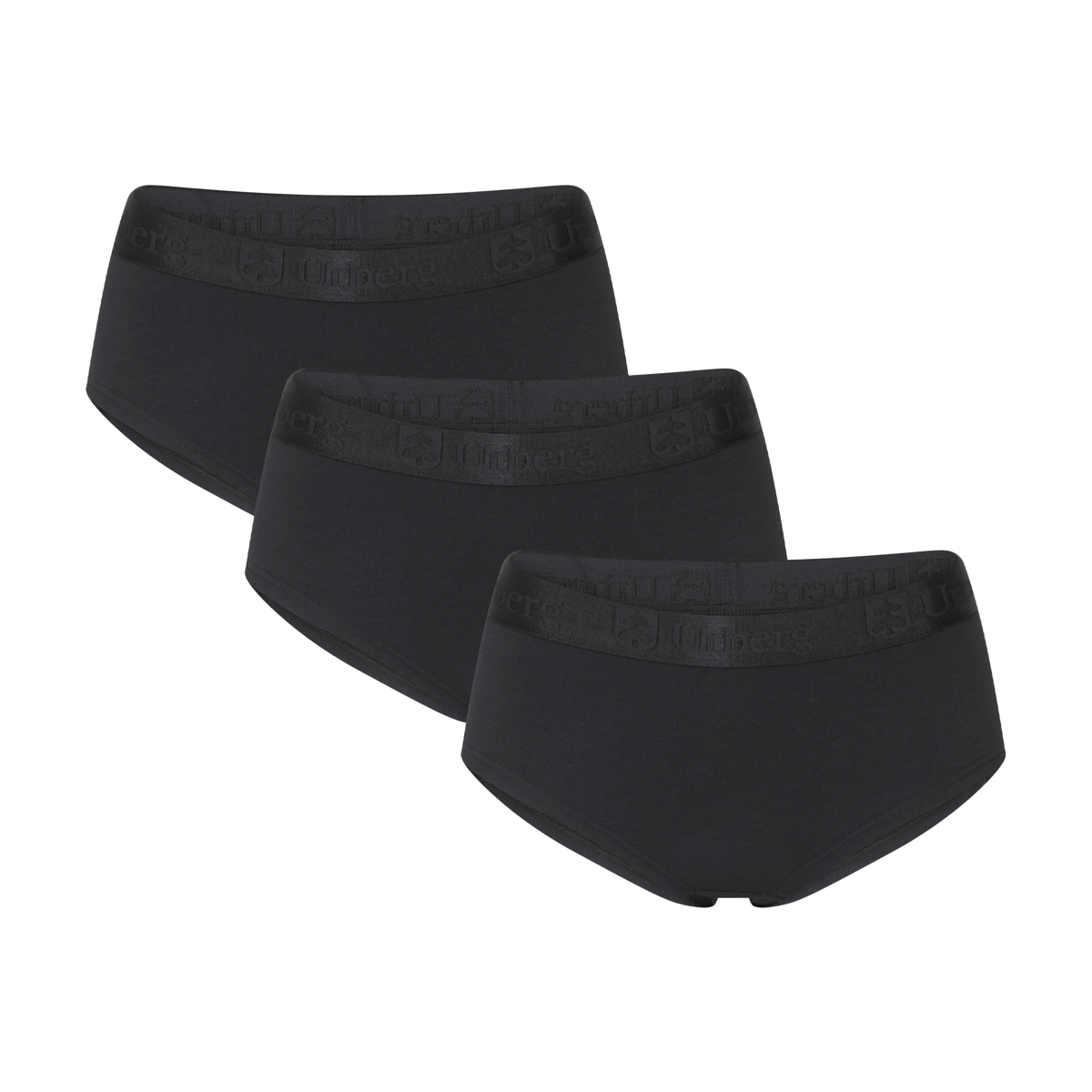Urberg Bamboo Hipsters 3-Pack Wmn Black Beauty