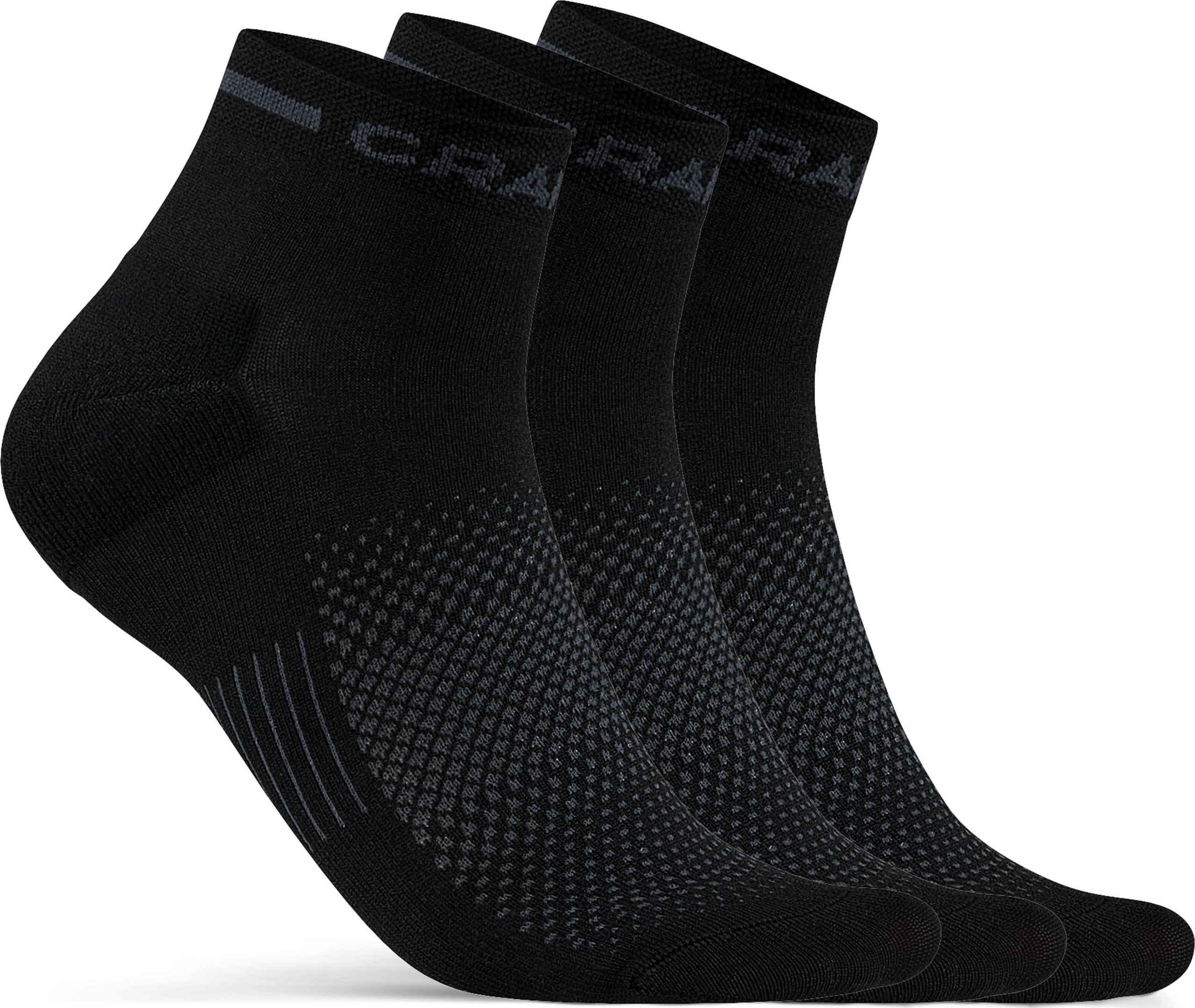 Craft Core Dry Mid Sock 3-pack Black