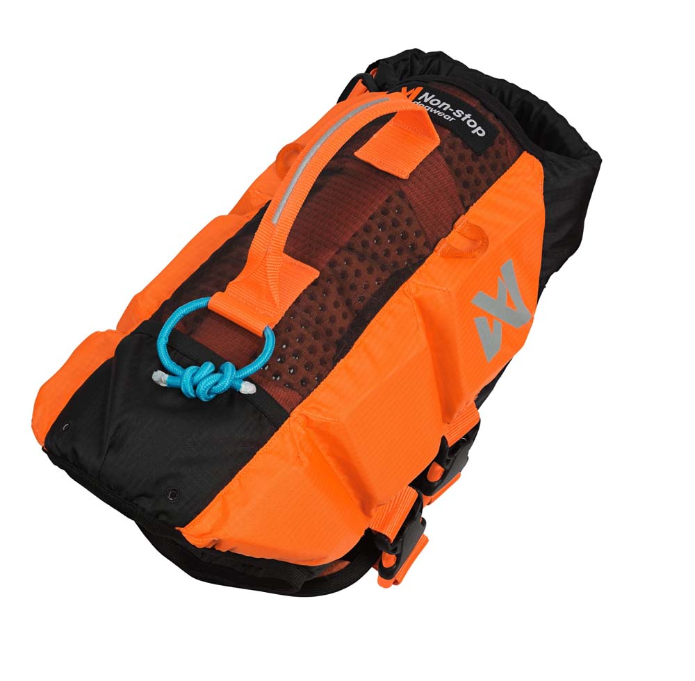 Non-stop Dogwear Protector Life Jacket Size 2-4 Black/Orange