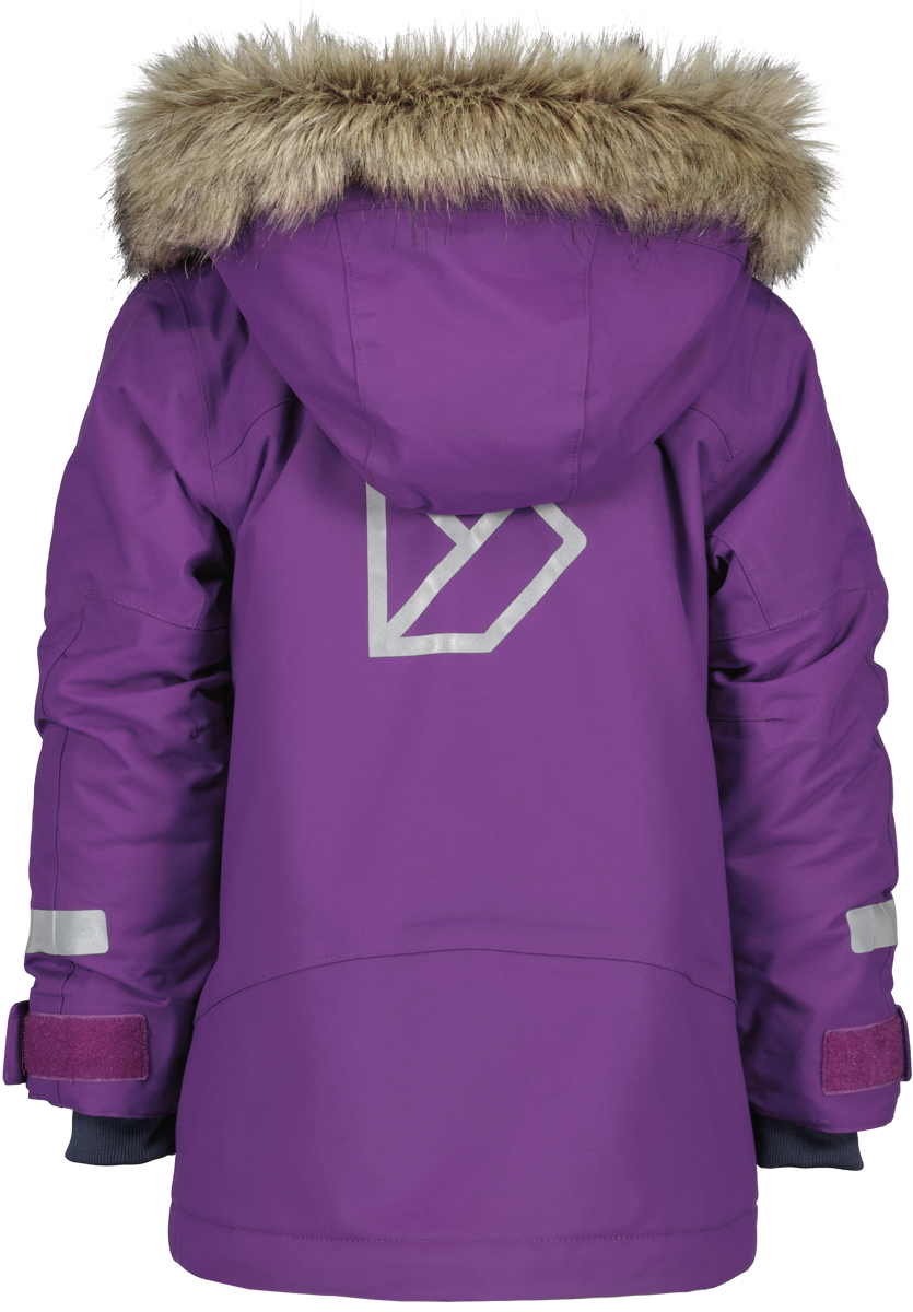 Didriksons Kids' Bjärven Parka 3 Royal Purple