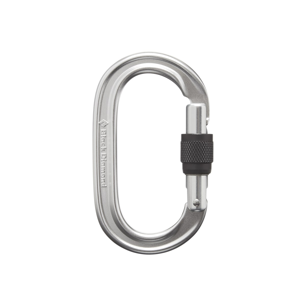 Black Diamond Oval Keylock Scrwgt Carabiner Polished