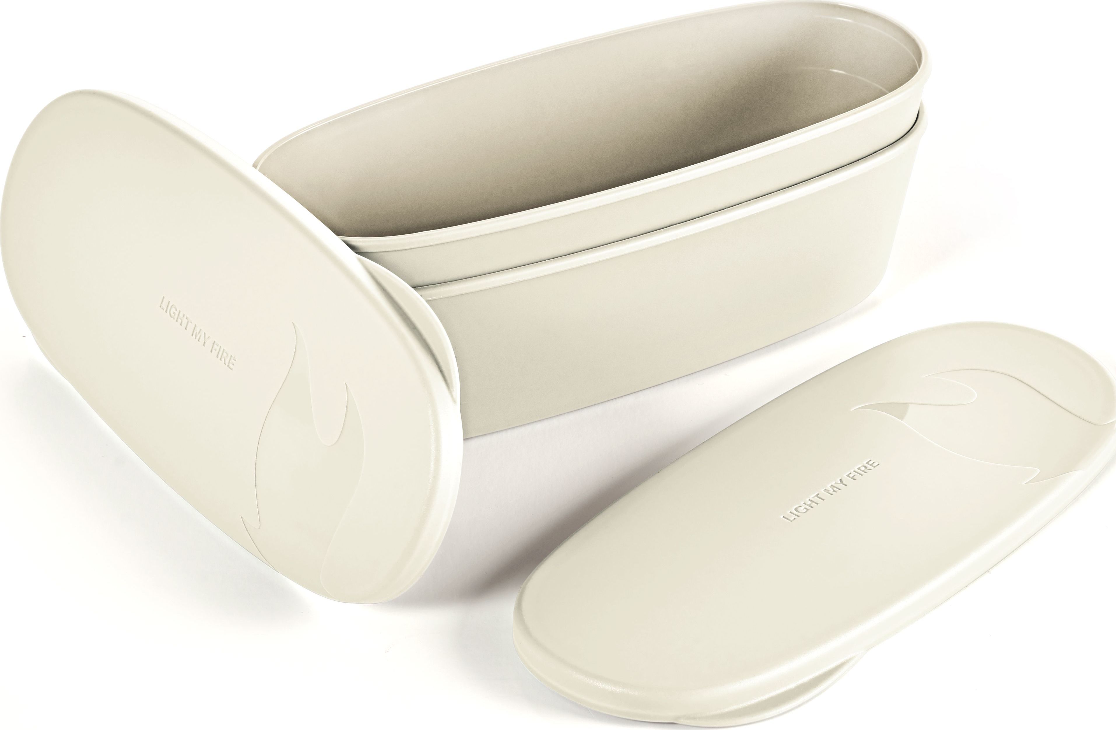 Light My Fire Snapbox Oval 2-Pack Cream