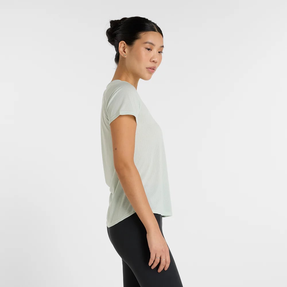 New Balance Women's Athletics T-Shirt Clay Ash Heather