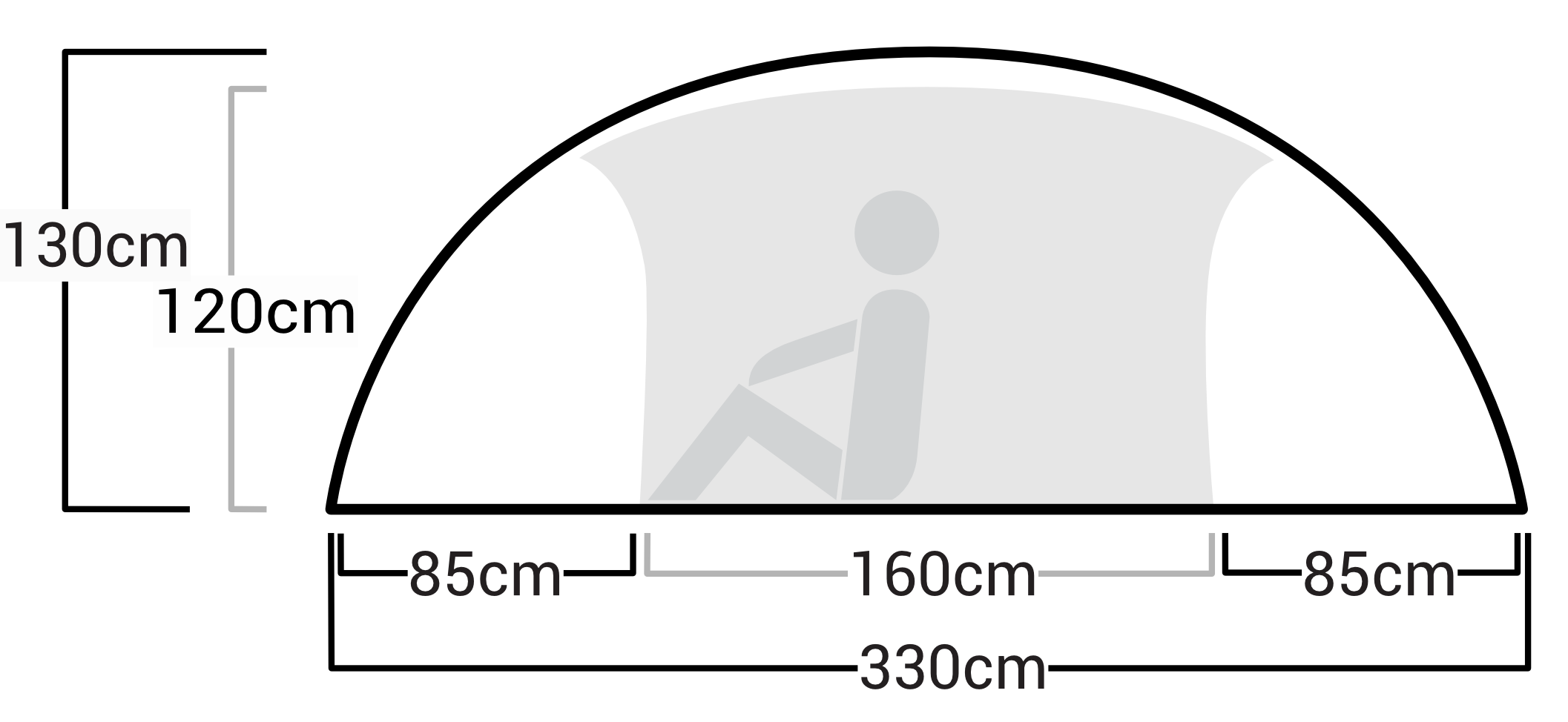 Helsport Adventure Reinsfjell Sl 3 Dome Adventure Grey