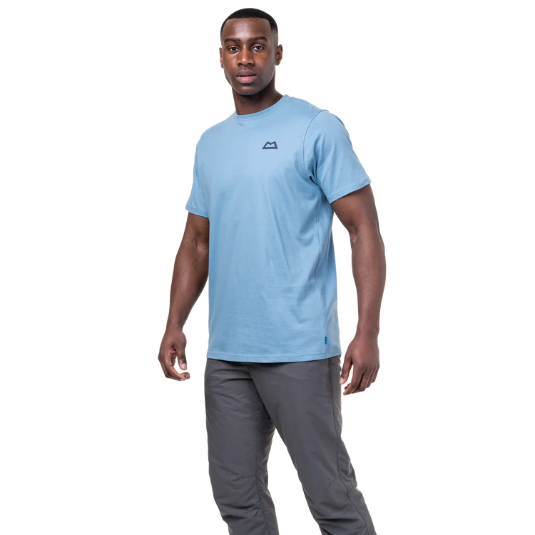 Mountain Equipment Everest Mens Tee Heritage Blue