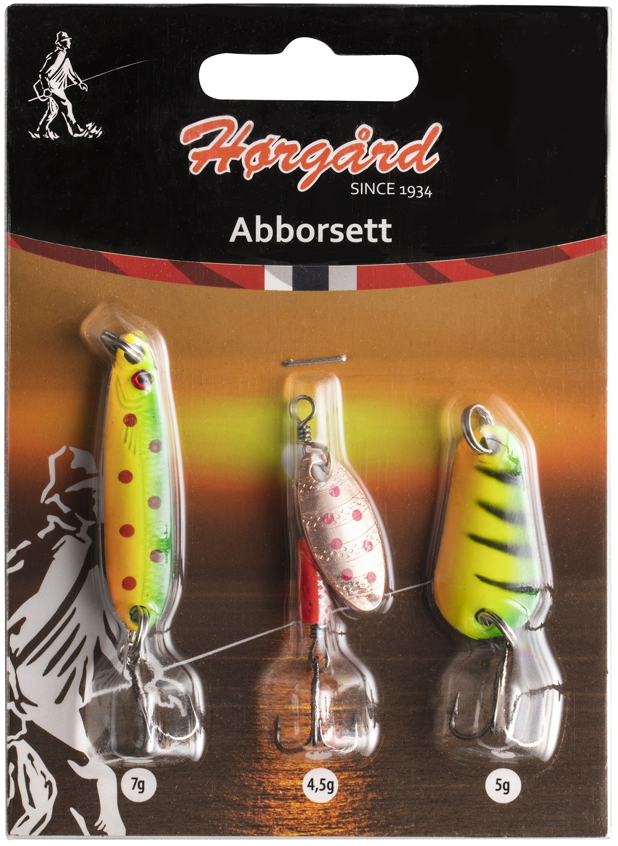Hørgård Sluksett 3 pk Abbor