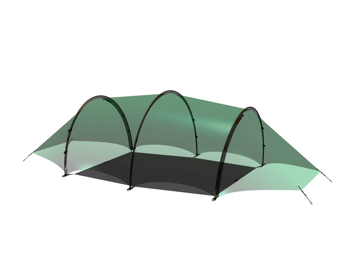 Hilleberg Helags 2 Footprint Black