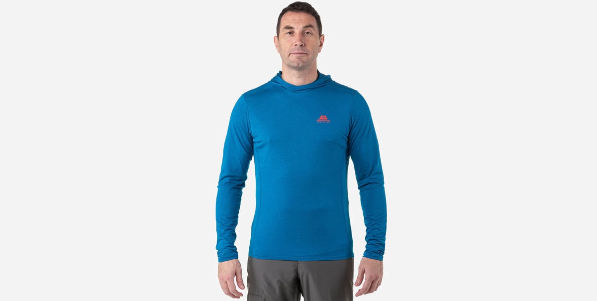 Mountain Equipment Glace Hooded Mens Top Dusk