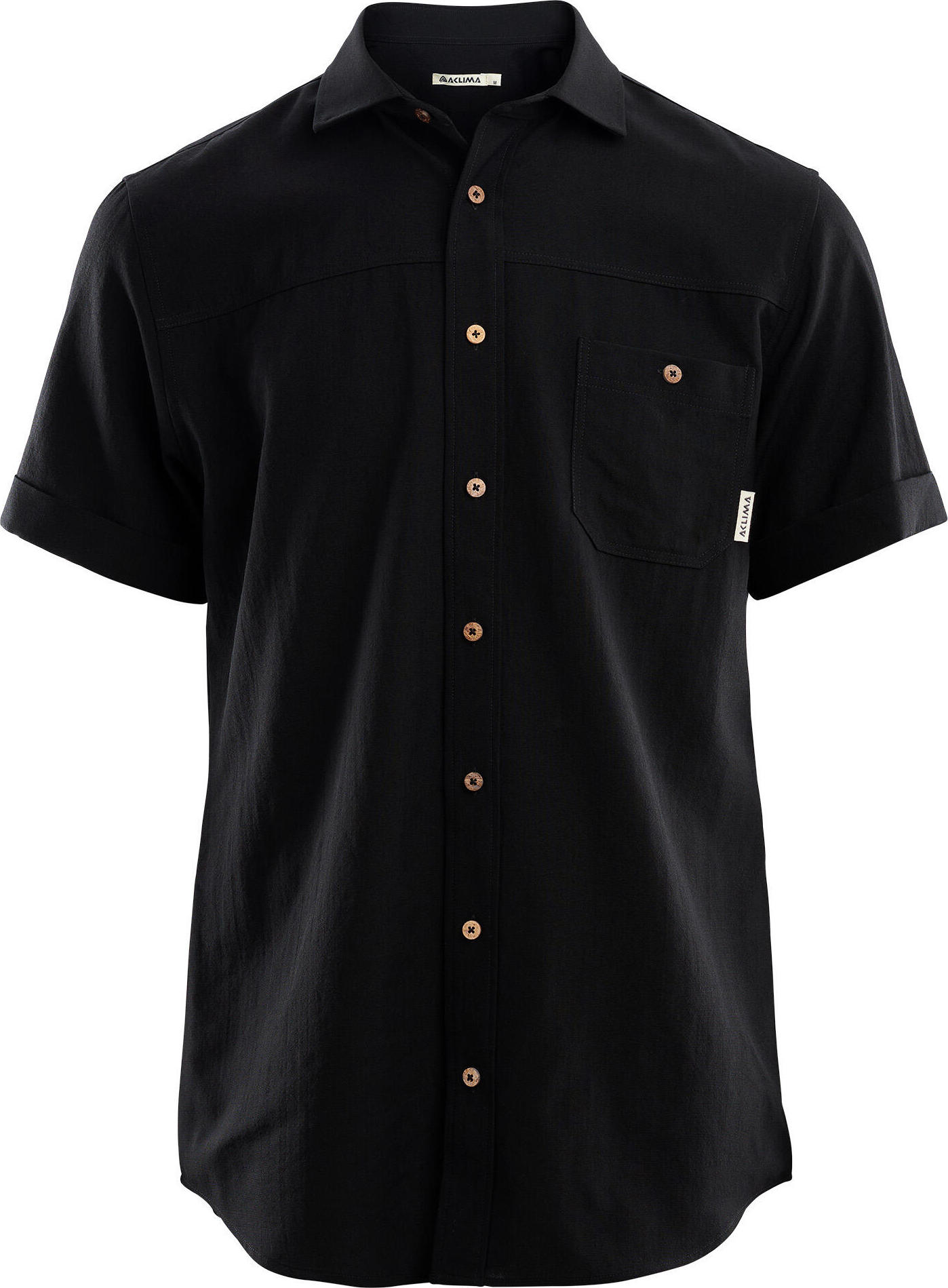 Aclima Men's LeisureWool Short Sleeve Shirt Navy Blazer