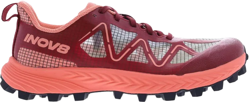 inov-8 Women's Mudtalon Speed Wide Burgundy/Coral