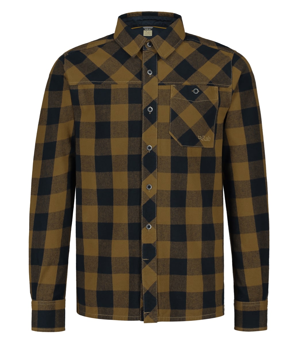 Rab Boundary Shirt Caramel Check