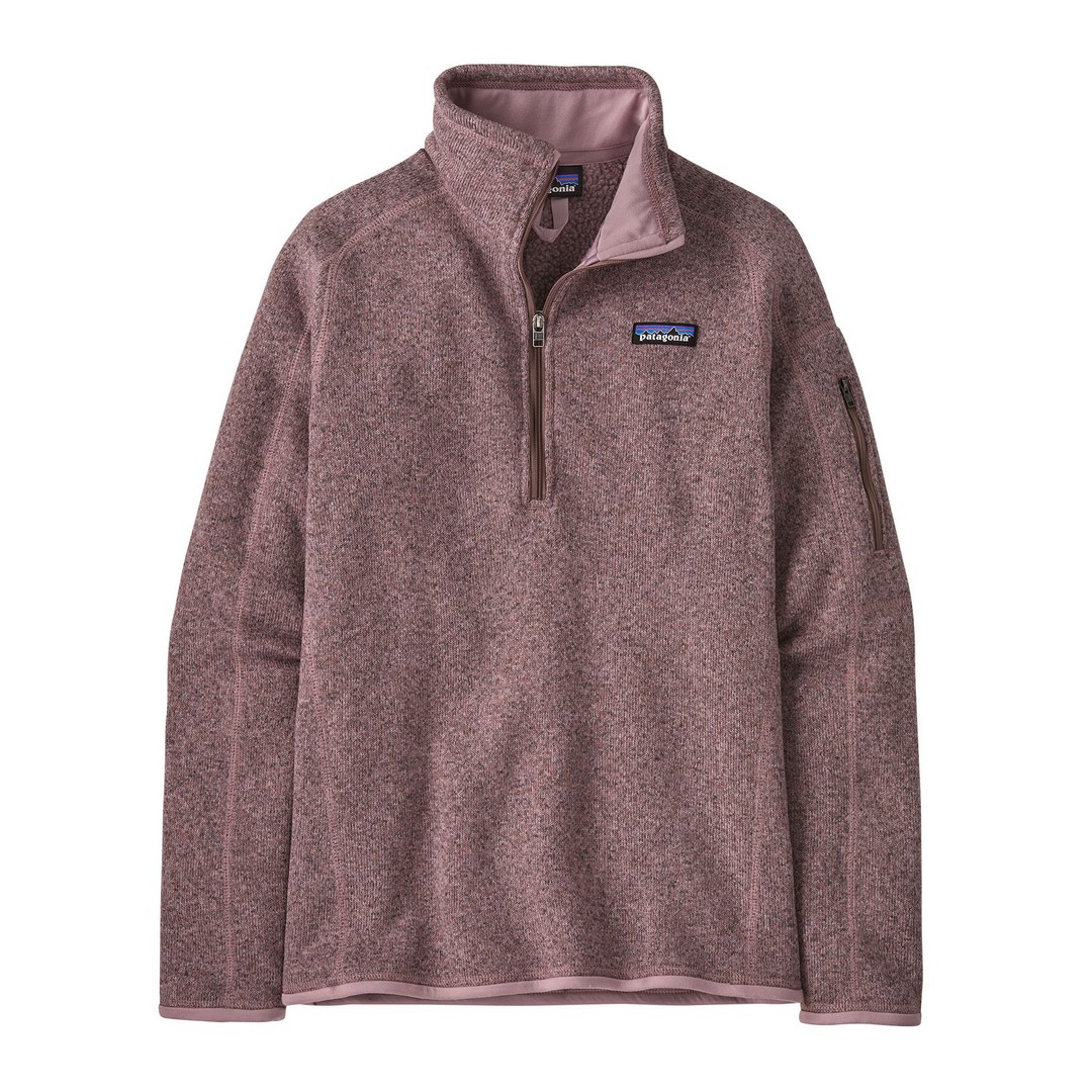Patagonia W'S Better Sweater 1/4 Zip Birch White