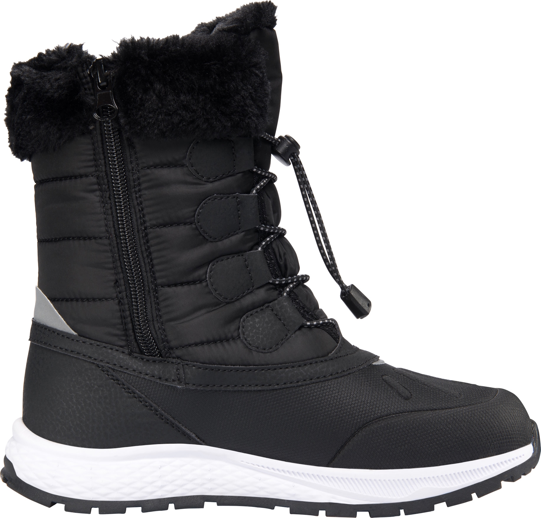 Viking Footwear Kids' Equip Warm Waterproof Zip Black/Granite