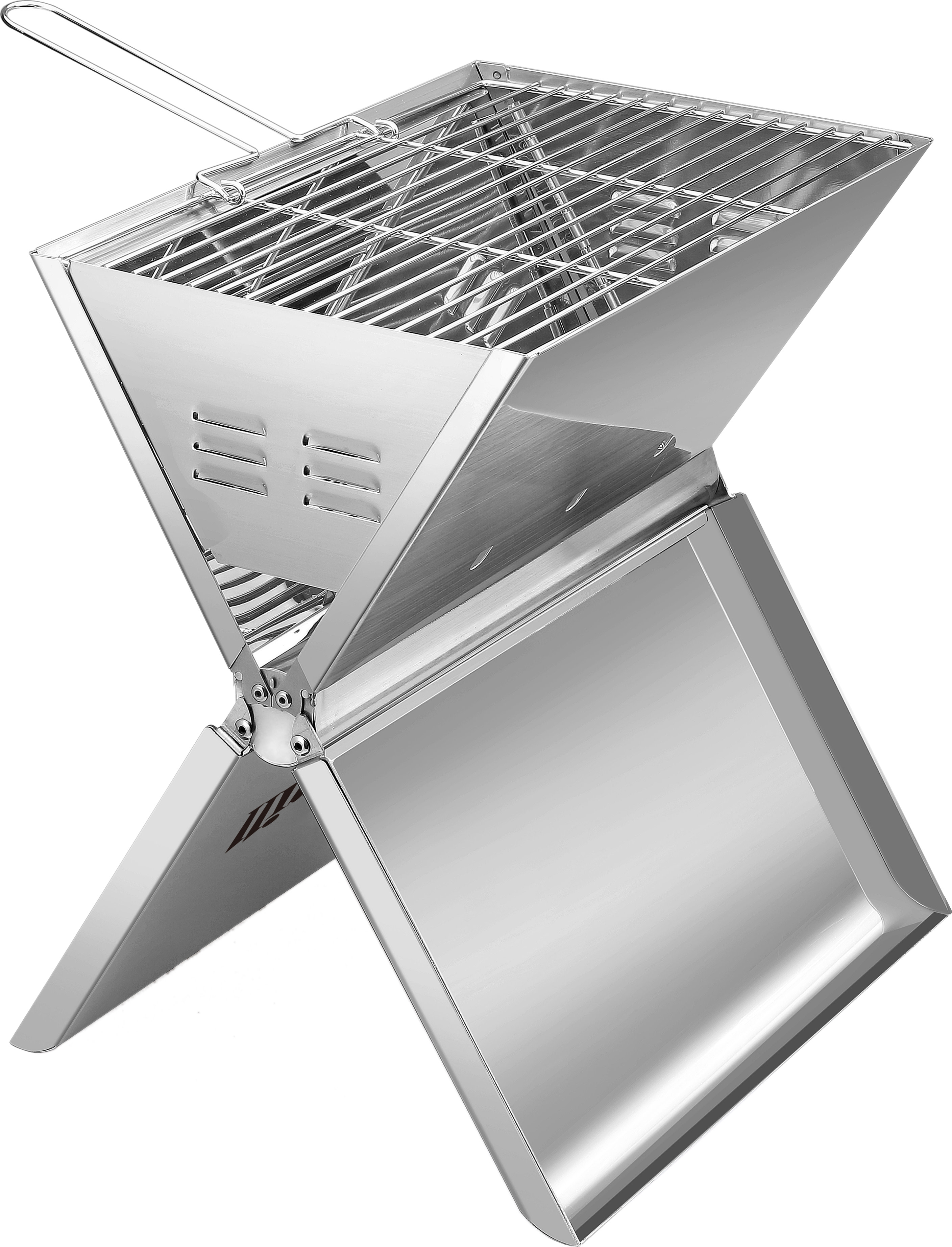 Hällmark Sammenleggbar Grill Stainless Steel