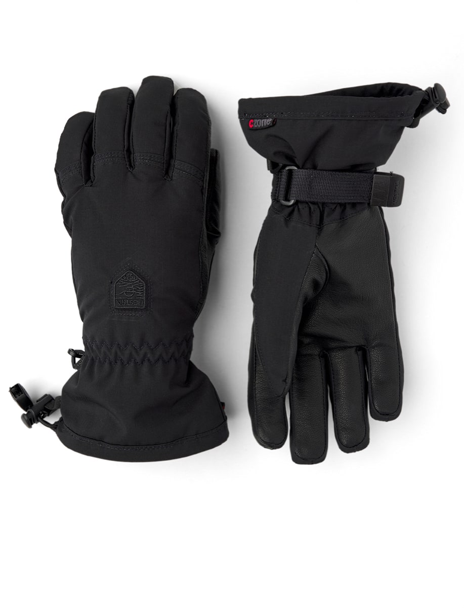 Hestra Women'S Powder Czone - 5 Finger Black
