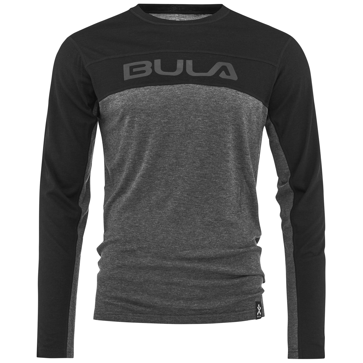 Bula Men's Retro Merino Wool Crew Black