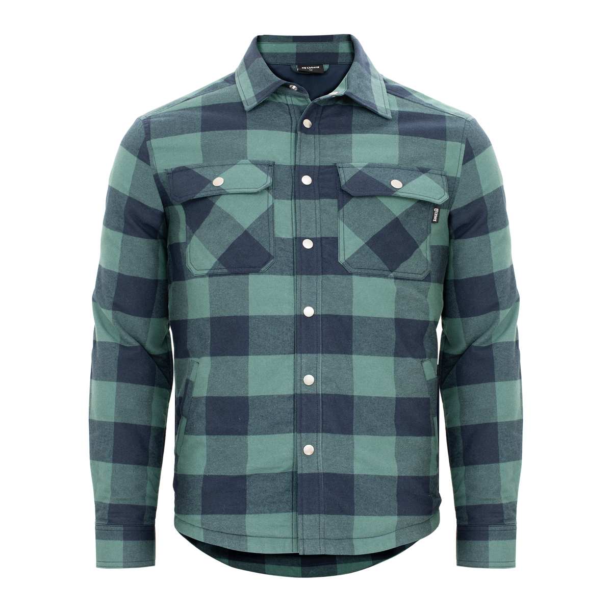 Urberg Padded Flannel Shirt Men Blue Nights