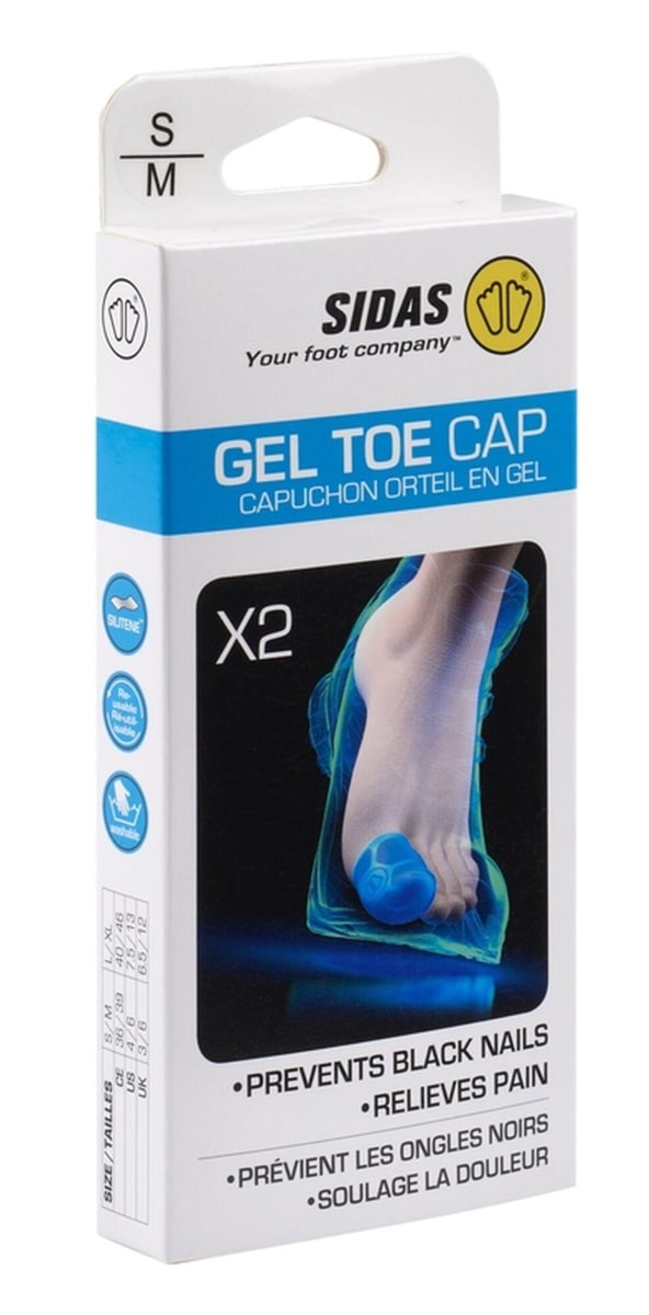 Sidas Gel Toe Caps 2-P Blå