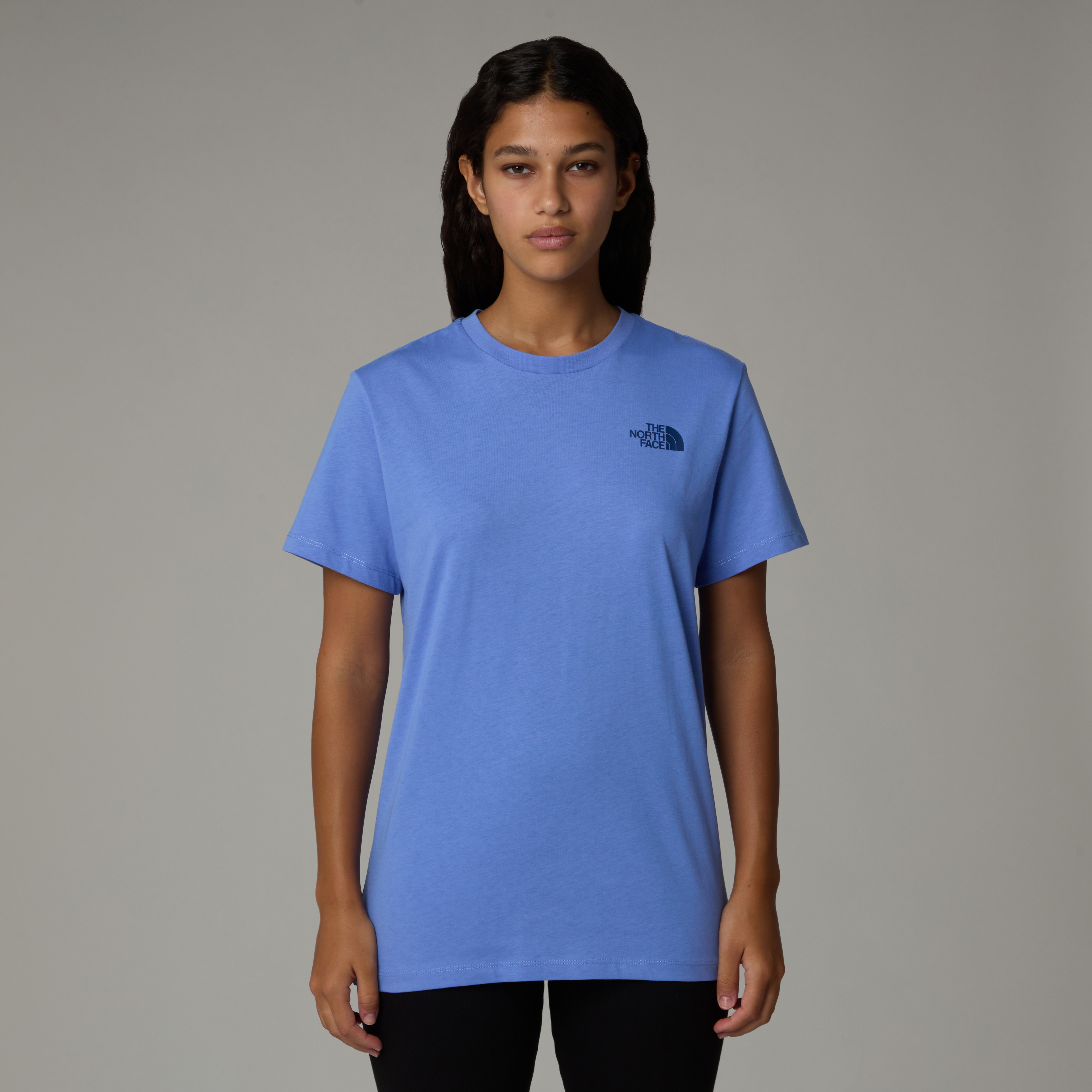 The North Face W S/S Relaxed BOX NSE Tee Virtual Blue/estate Blu
