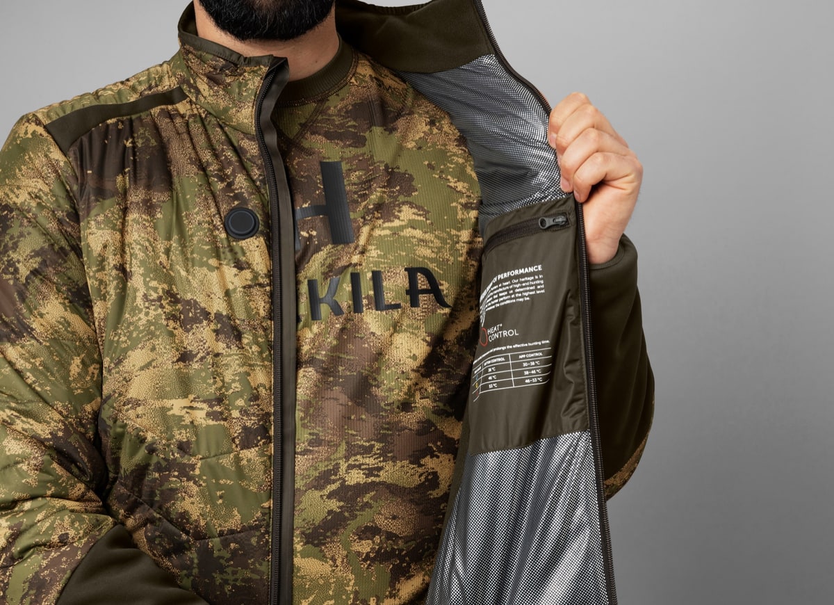 Härkila Men's Heat Camo Jacket Axis Msp Forest Green