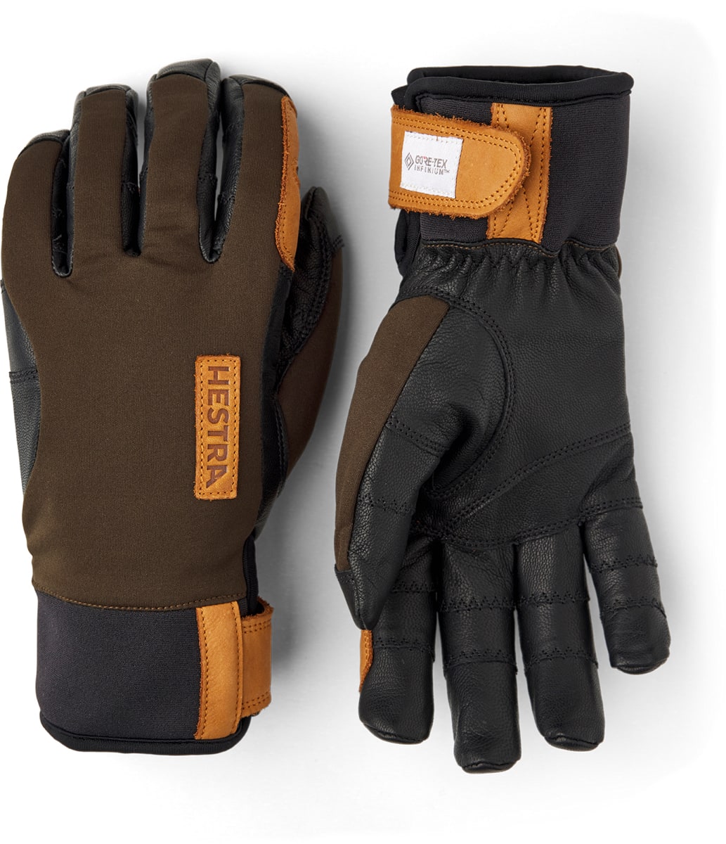 Hestra Ergo Grip Active Wool Terry - 5 Finger Black/Off White