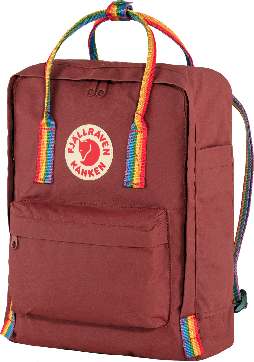 Fjällräven Kånken Rainbow Ox Red-Rainbow Pattern