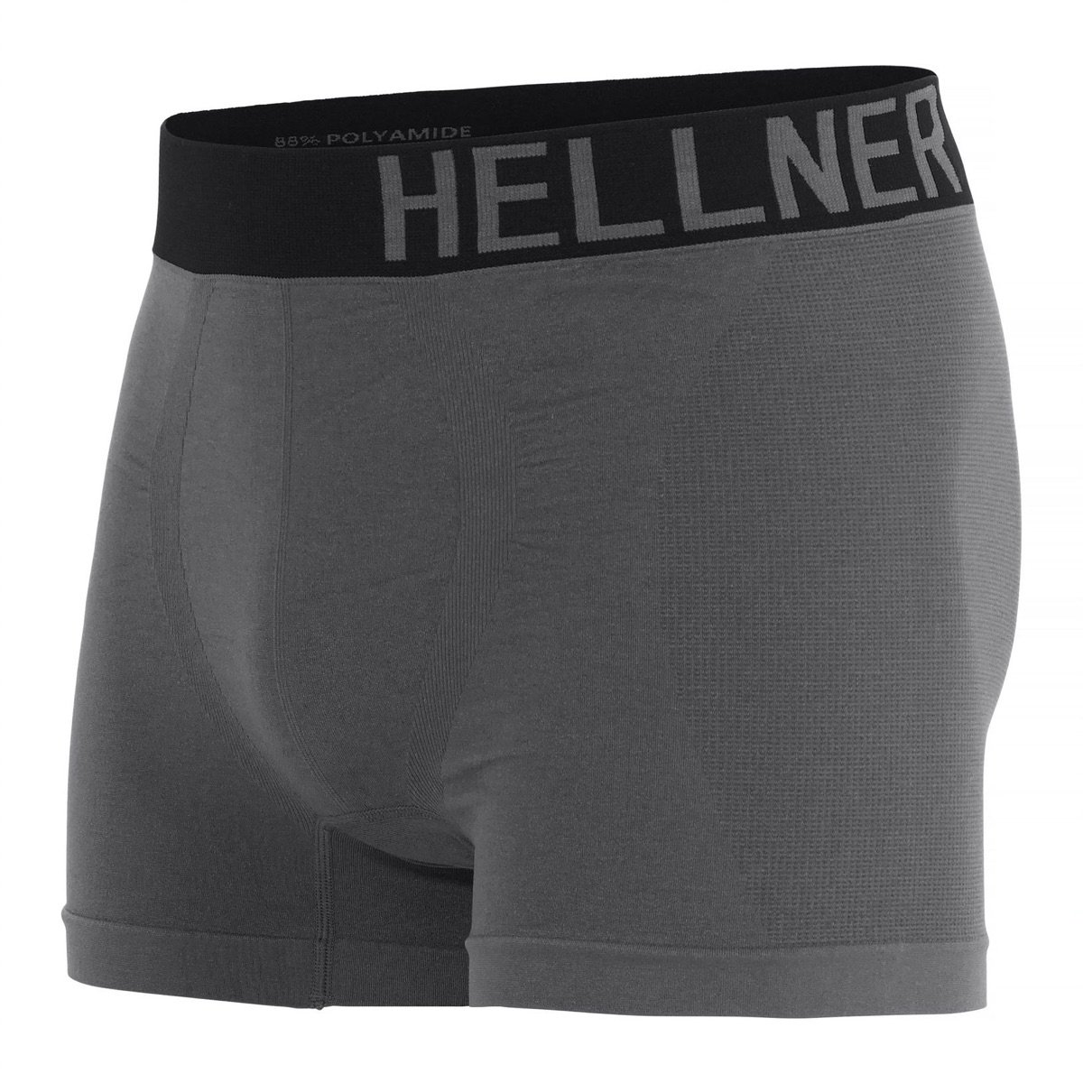Hellner Men's Svierkku Seamless Boxer Asphalt