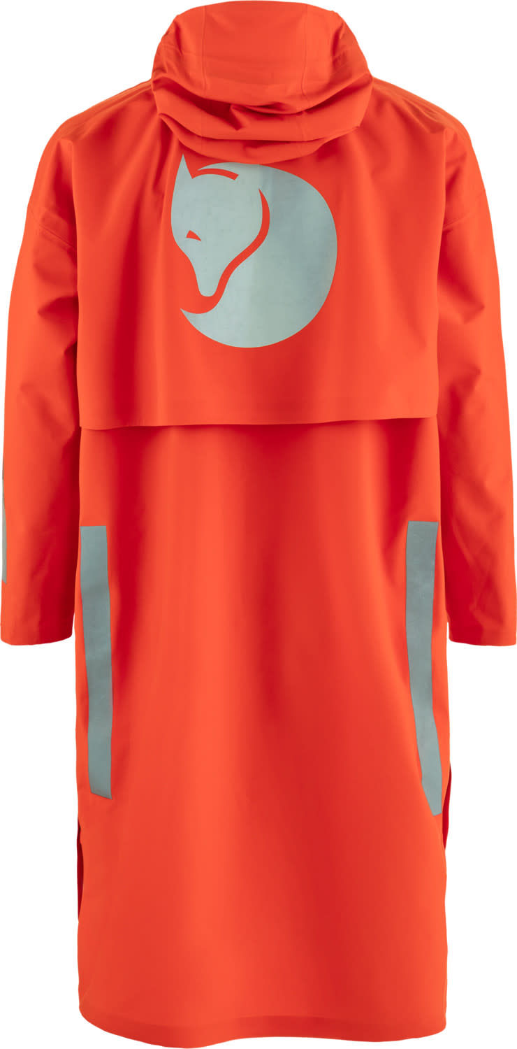 Fjällräven Hoja Rain Fox Poncho Flame Orange