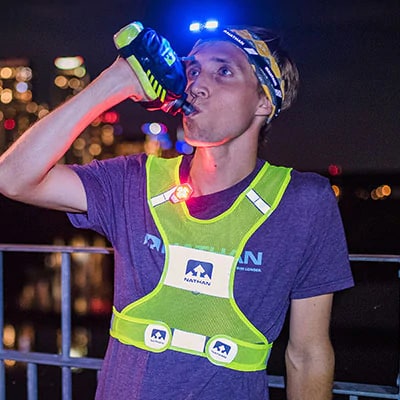 Nathan Streak Vest Neon Yellow