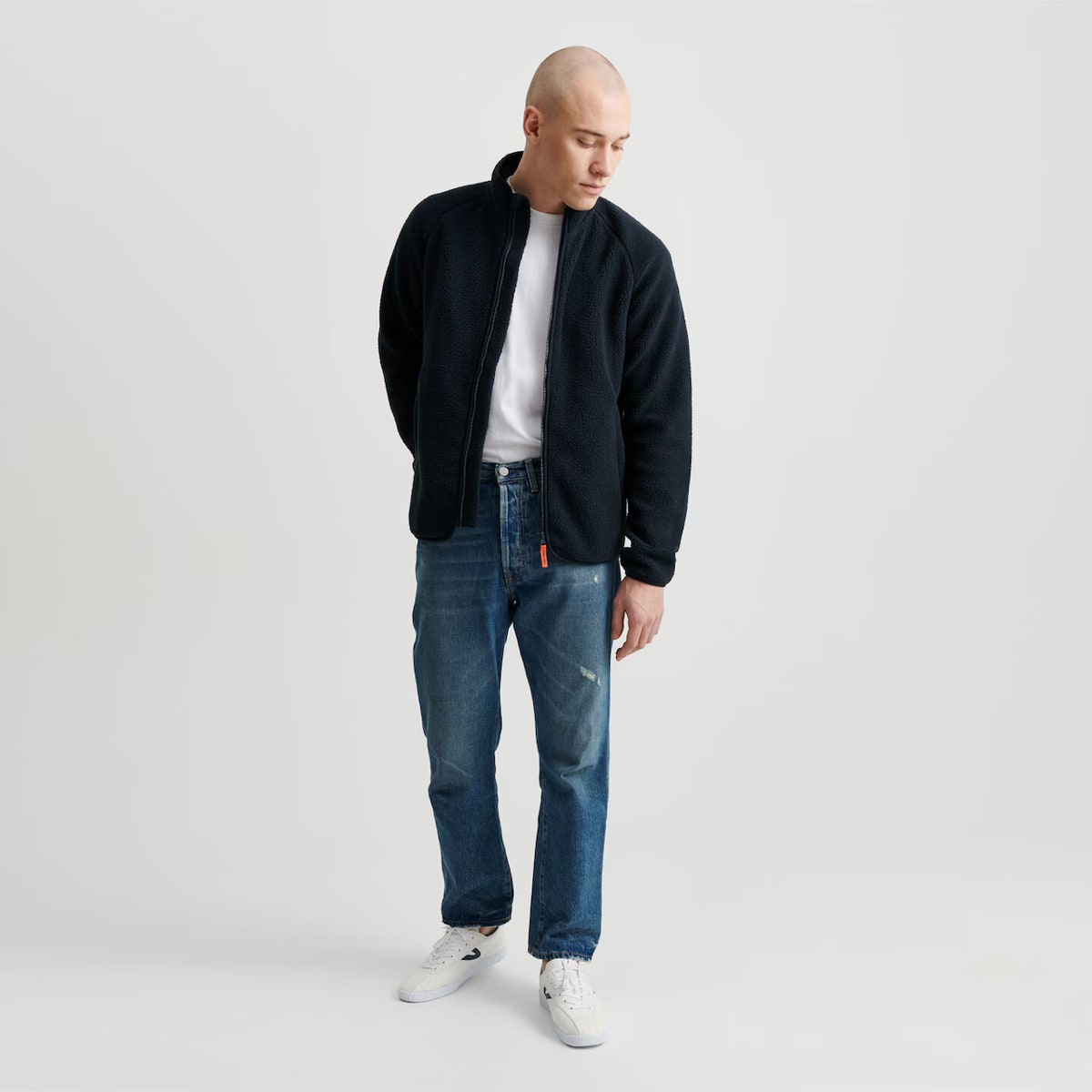 Tretorn Men's Farhult Pile Jacket 415/Navy Blaze