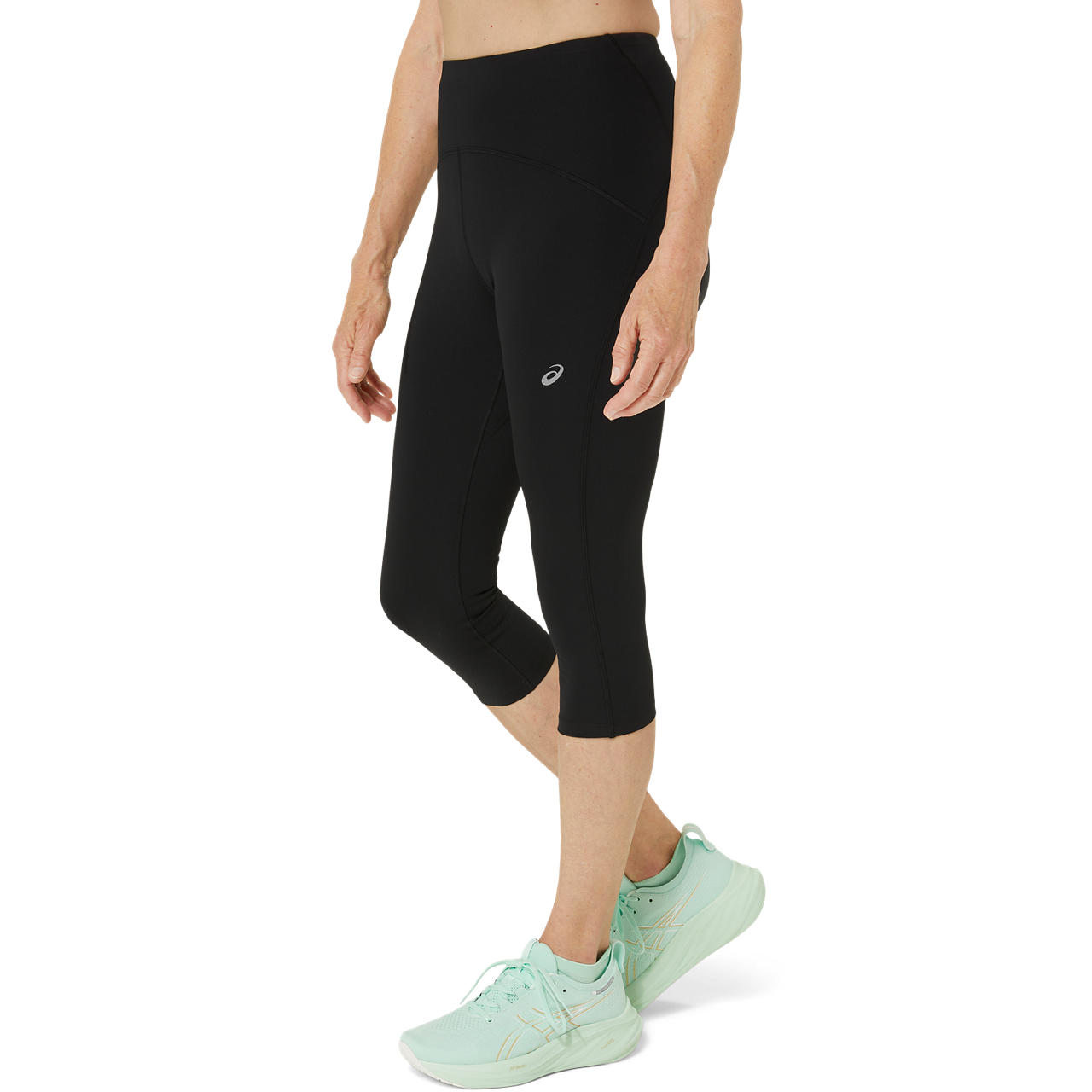 Asics Women's Road High Waist Capri Tight Performance Black