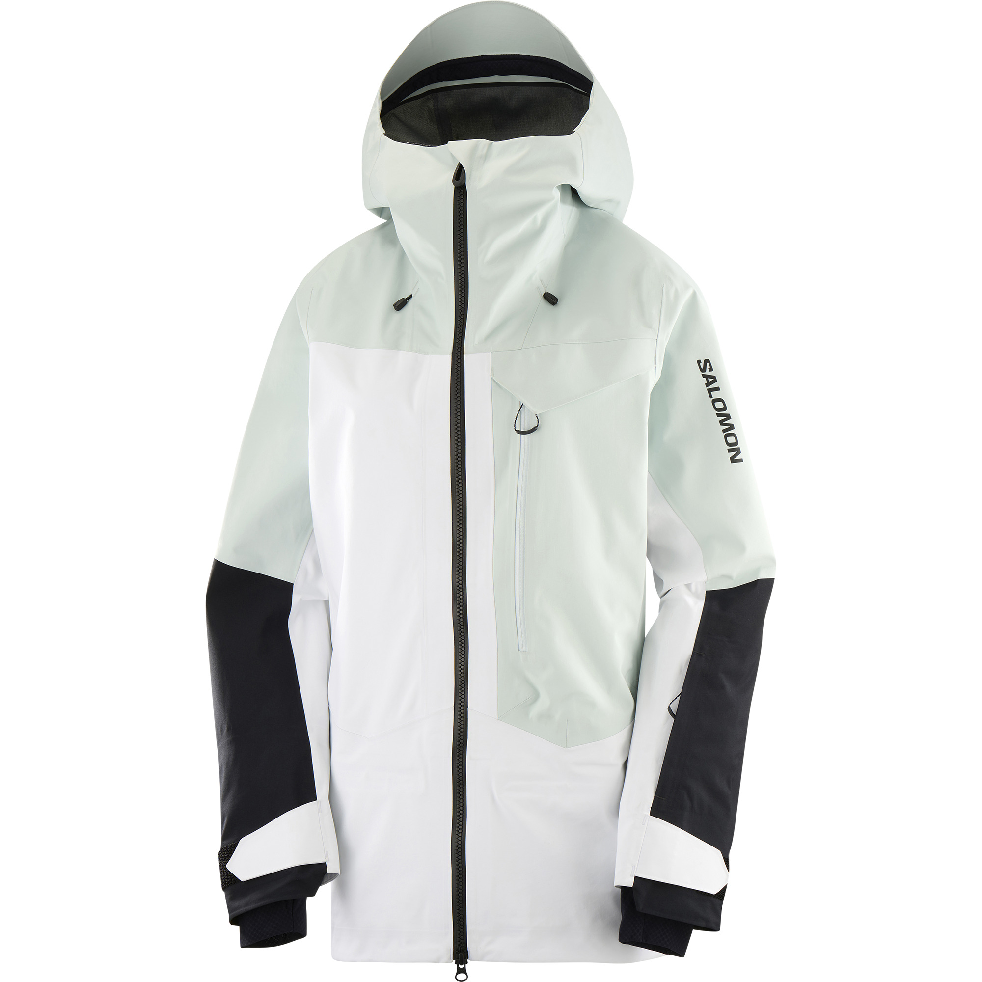 Salomon Moon Patrol Goretex Jkt W Misty Blue / White / Deep Black