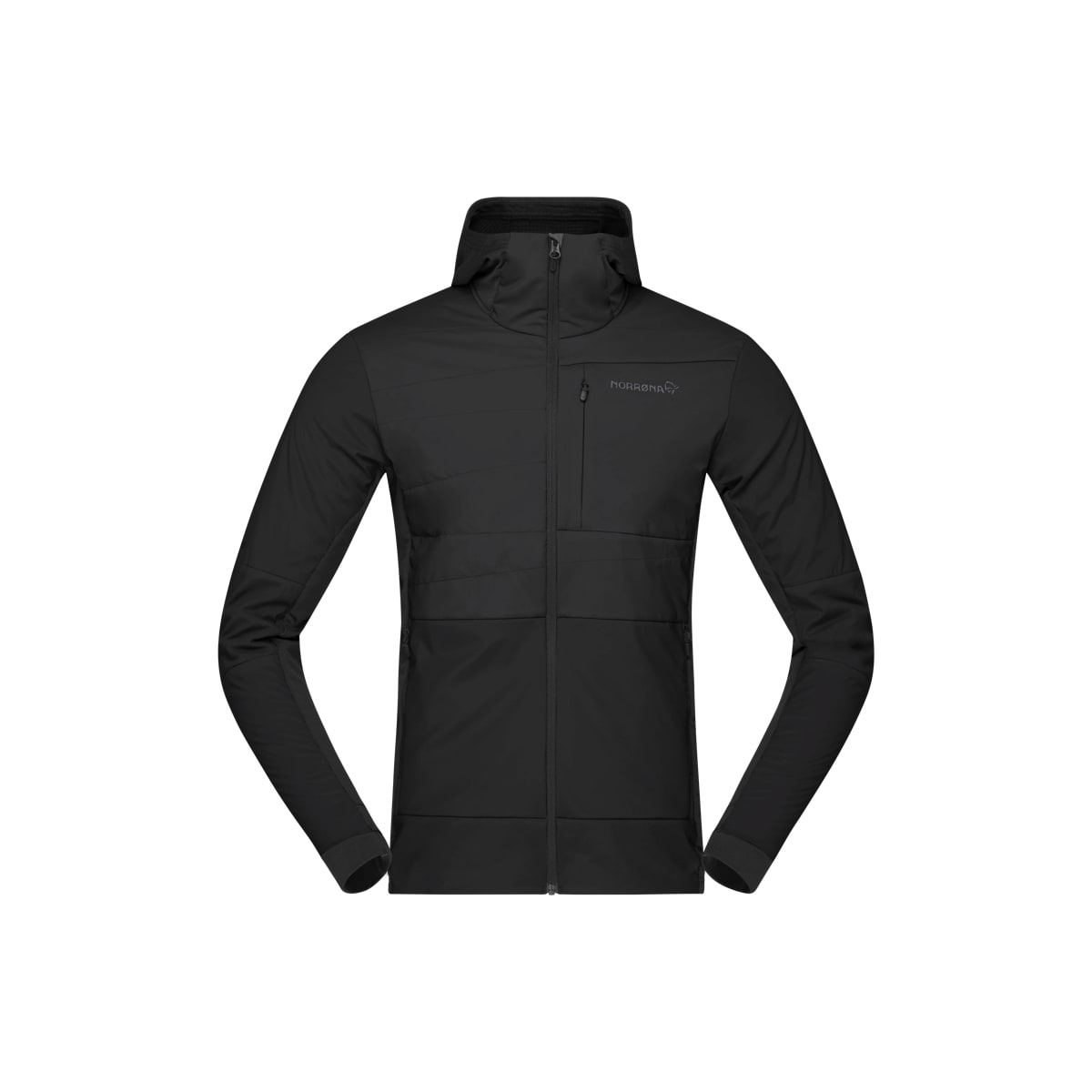 Norrøna Men's Falketind Alpha90 Insulated Zip Hood Caviar